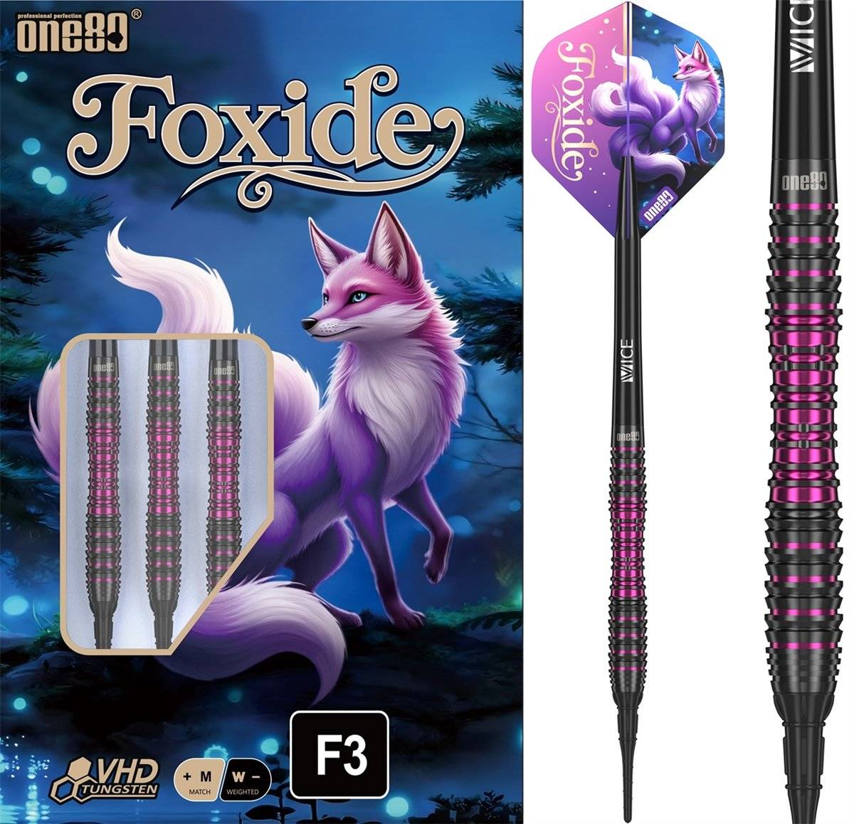 ONE80 Foxide F3 90% Softdarts 20 Gram Softdarts | ON9782