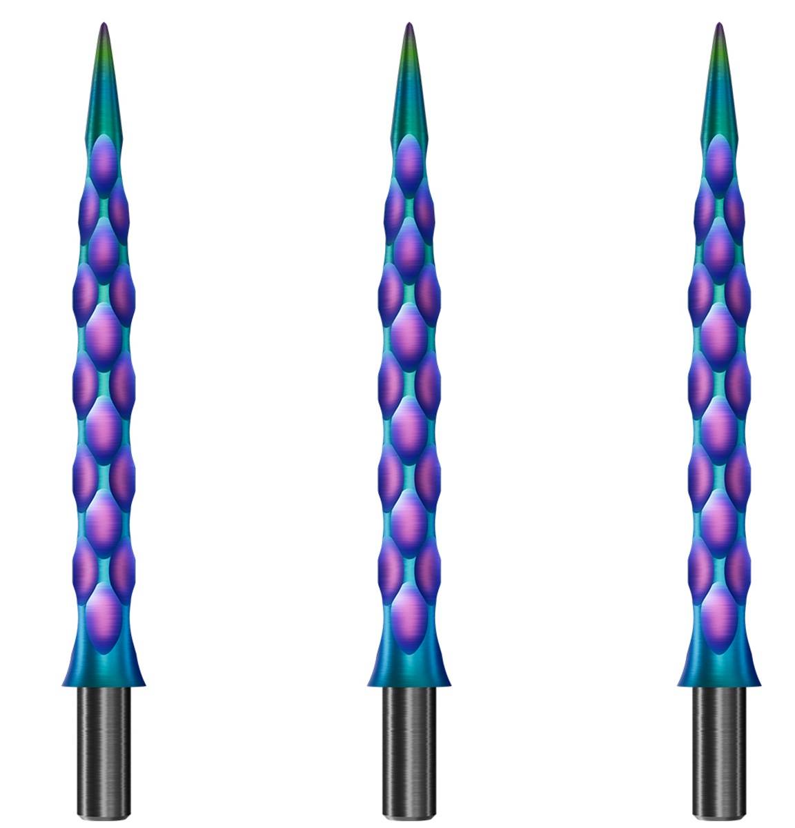 Cuesoul Touch Point 2 Steel Tip Points Snake Scales Multi Color Steelspitzen