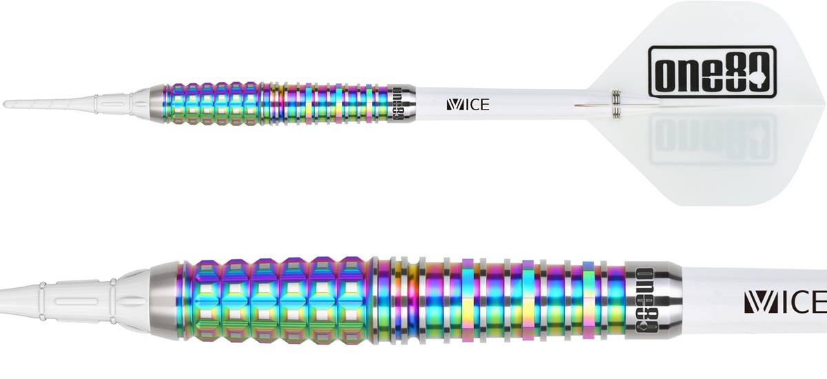 One80 Terry Tan Rainbow 90% Softdarts 18 Gramm Softdarts