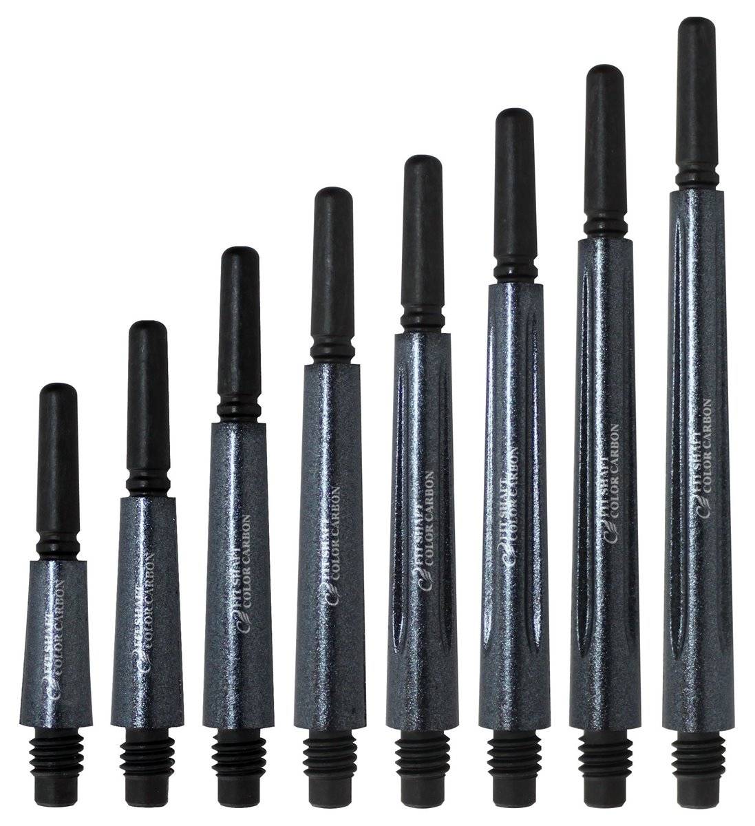 Cosmo Darts Carbon Fit Shafts Locked Pearl Black Shafts