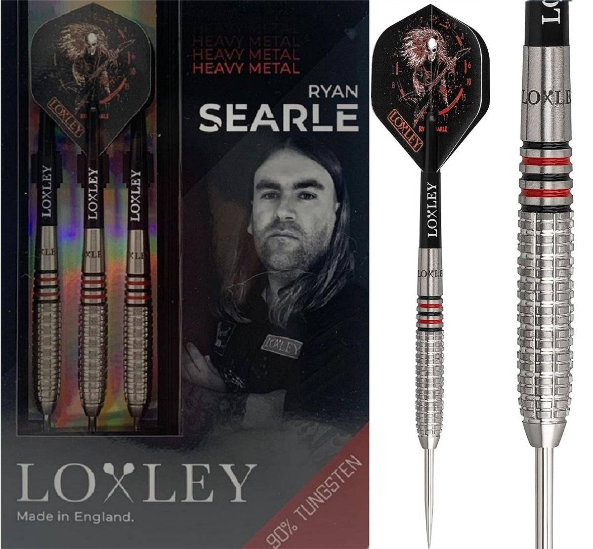Loxley Steel Dart Pfeile Ryan Searle 22/23/24/26 Gram Steeldarts