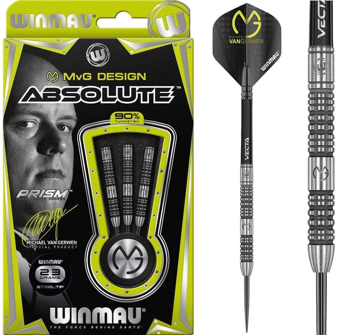 新品 マイケル ヴァン ガーウェン MVG ヴァンテージ 23g 4BA Michael Van Gerwen ／ VANTAGE 23g Winmau Michael van Gerwen MvG