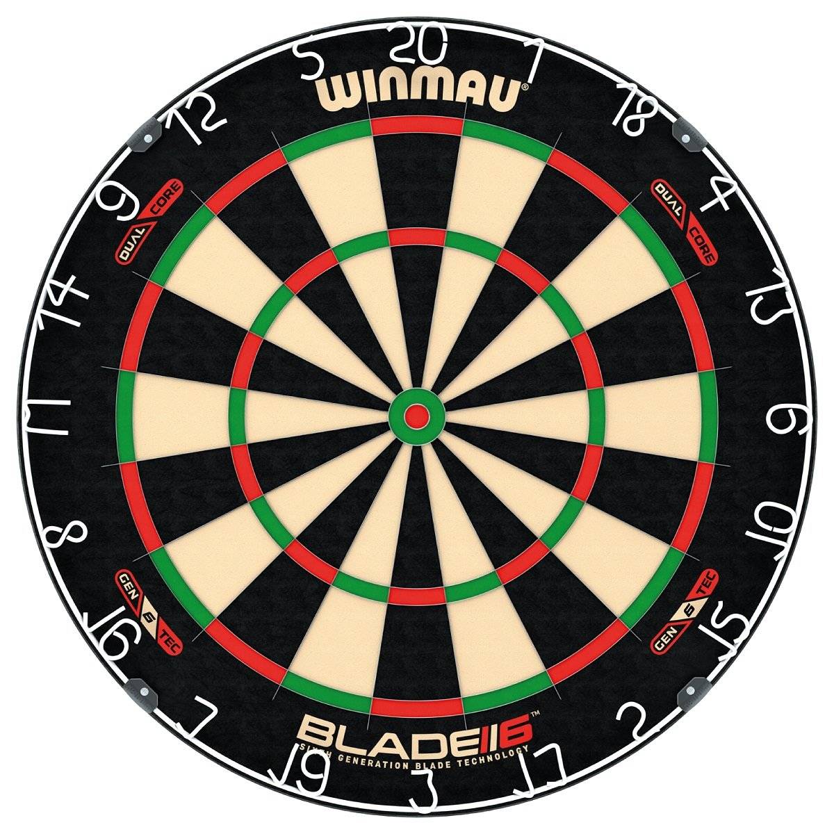 WINMAU Dartboard Blade 6 Dual Core Bristle Board