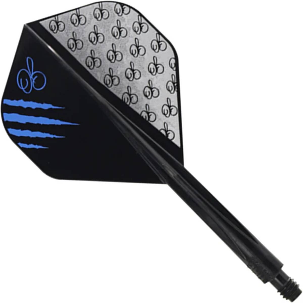 Condor Dart Flights Shafts AXE The Master Owen Bates Schwarz Standard No2 Flights