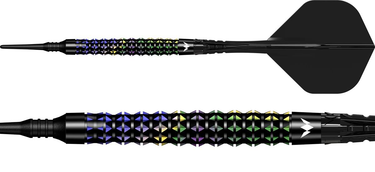 Mission Black Opal Black & Coral PVD 95% Softdarts 20 Gramm Softdarts