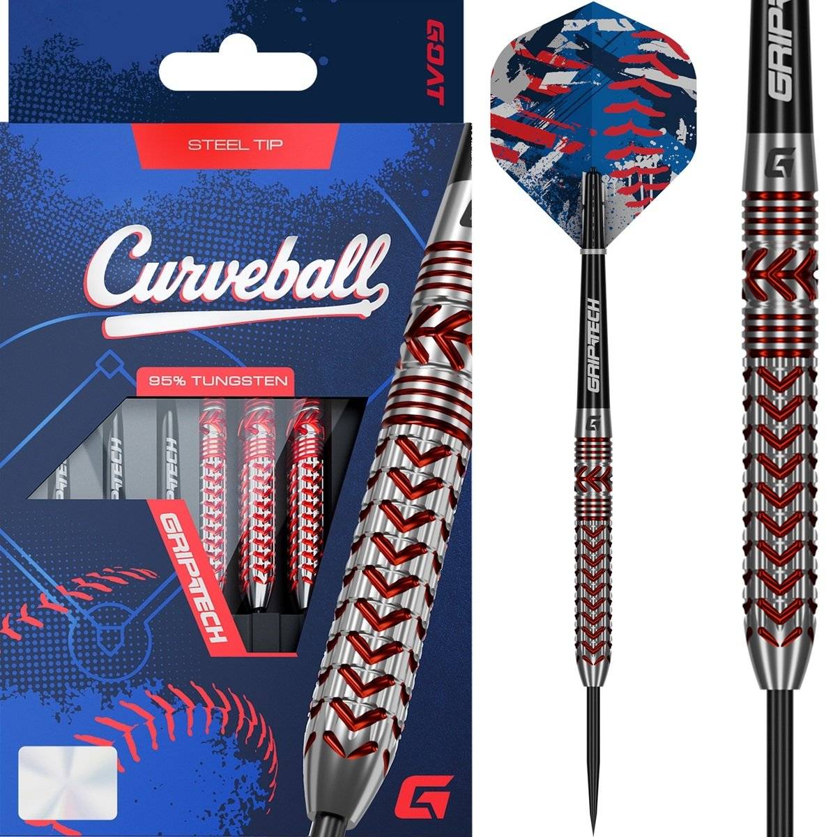 GOAT Curveball 95% Steeldarts 21/23/25 Gramm Steeldarts