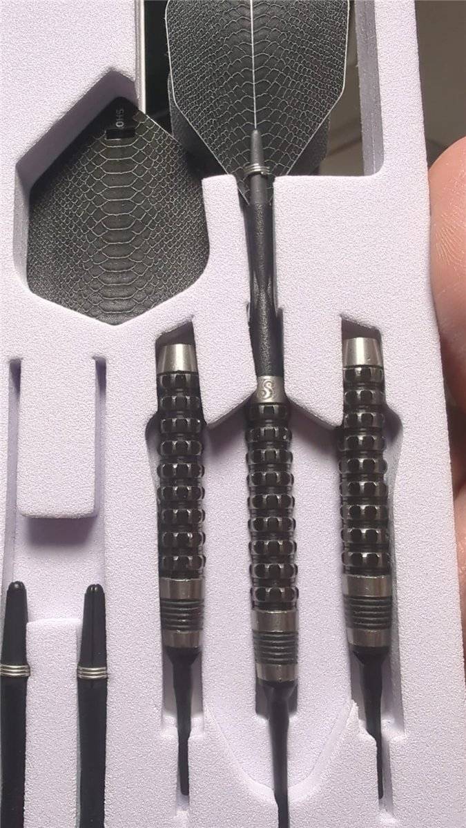 B-Ware mit Gebrausspuren SHOT! Americana Gator 90% Tungsten Softdarts 20 Gramm Softdarts