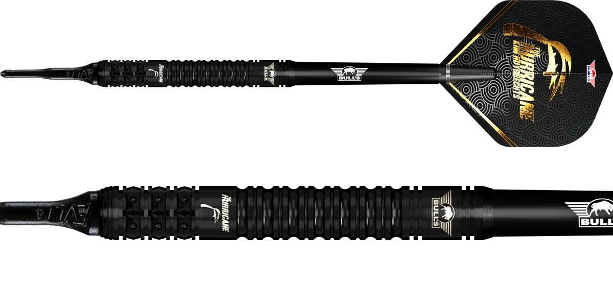 Bull´s Kim Huybrechts E2 Full Black 90% Softdarts 20 Gramm Softdarts