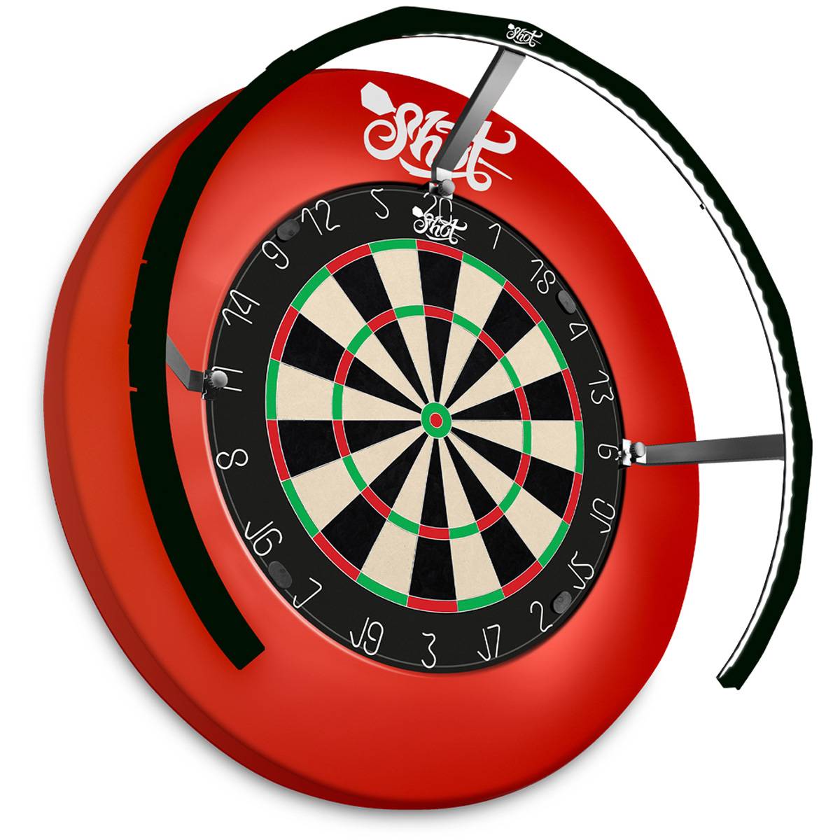 Shot Lumen Core Dartboard Light System LED Licht für Dartboards Boardzubehör