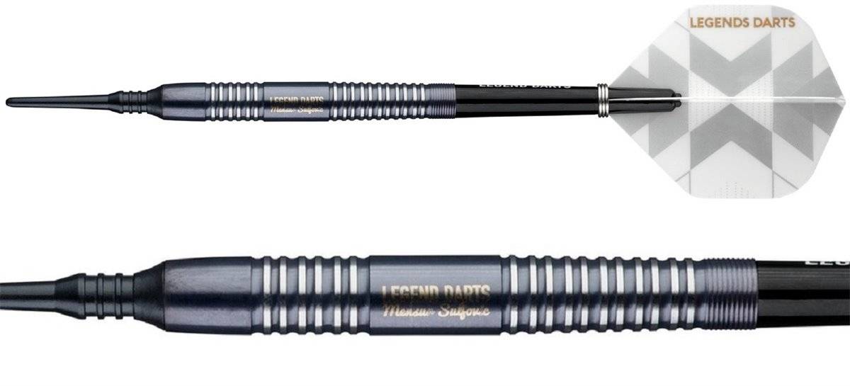 Legend Darts Mensur Suljovic Black 90% Softdarts 18 Gramm Softdarts
