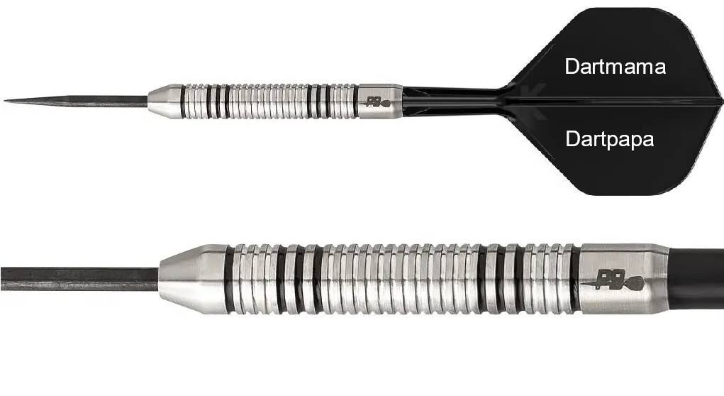 Personalisierte Tungsten Steeldart Pfeile + K-Flex- Darts mit eigenem Logo/Bild/Text  Steeldarts