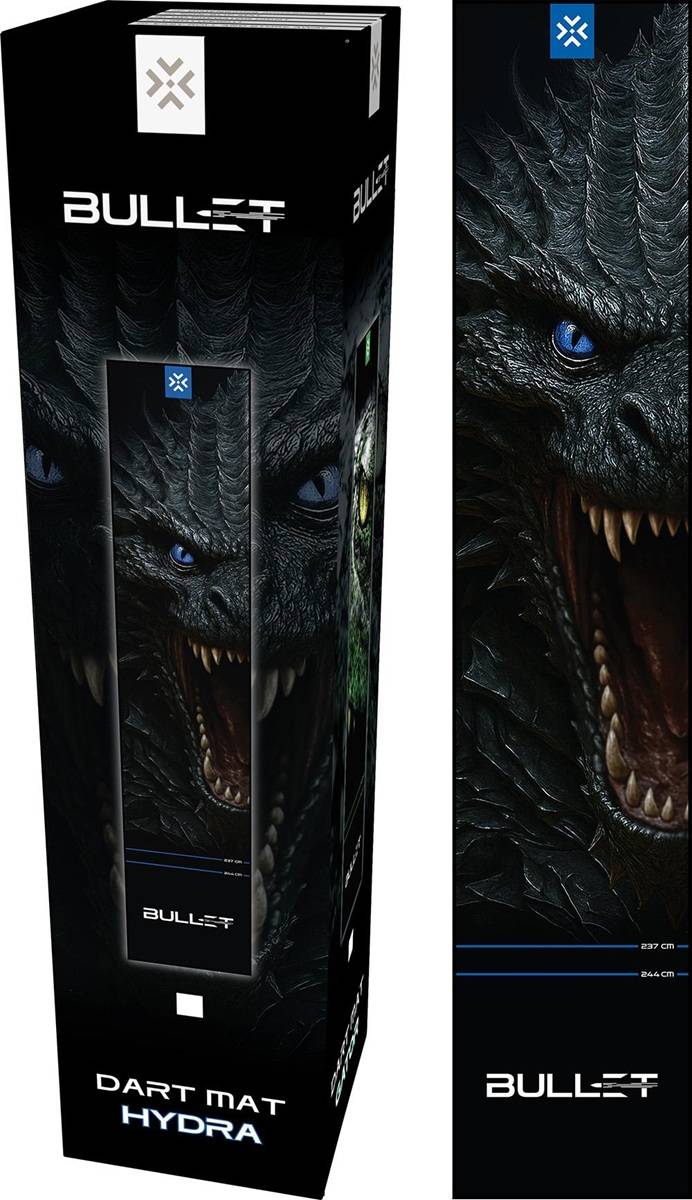 Bullet Hydra Dart Mat 300x60 cm Dartteppich Matte Dart Schutzmatte