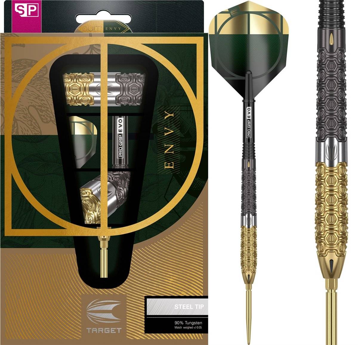 Target CULT ENVY 02 90% SP 23/24/25 Gramm Steeldarts
