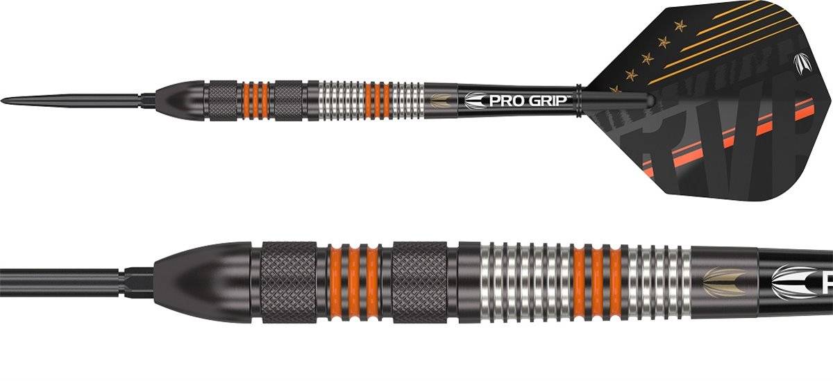 B-Ware ohne Flights - Target Swiss Point Black Barneveld RVB 80% 2023 Steeldarts 21/23/25 Gramm Steeldarts