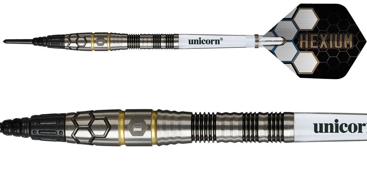 Unicorn Hexium 01 Black 90% Softdart 22 Gramm Softdarts