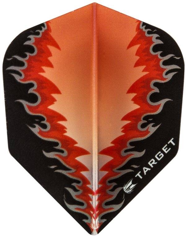 Target Vision Fire Flights Schwarz/Rot Flights