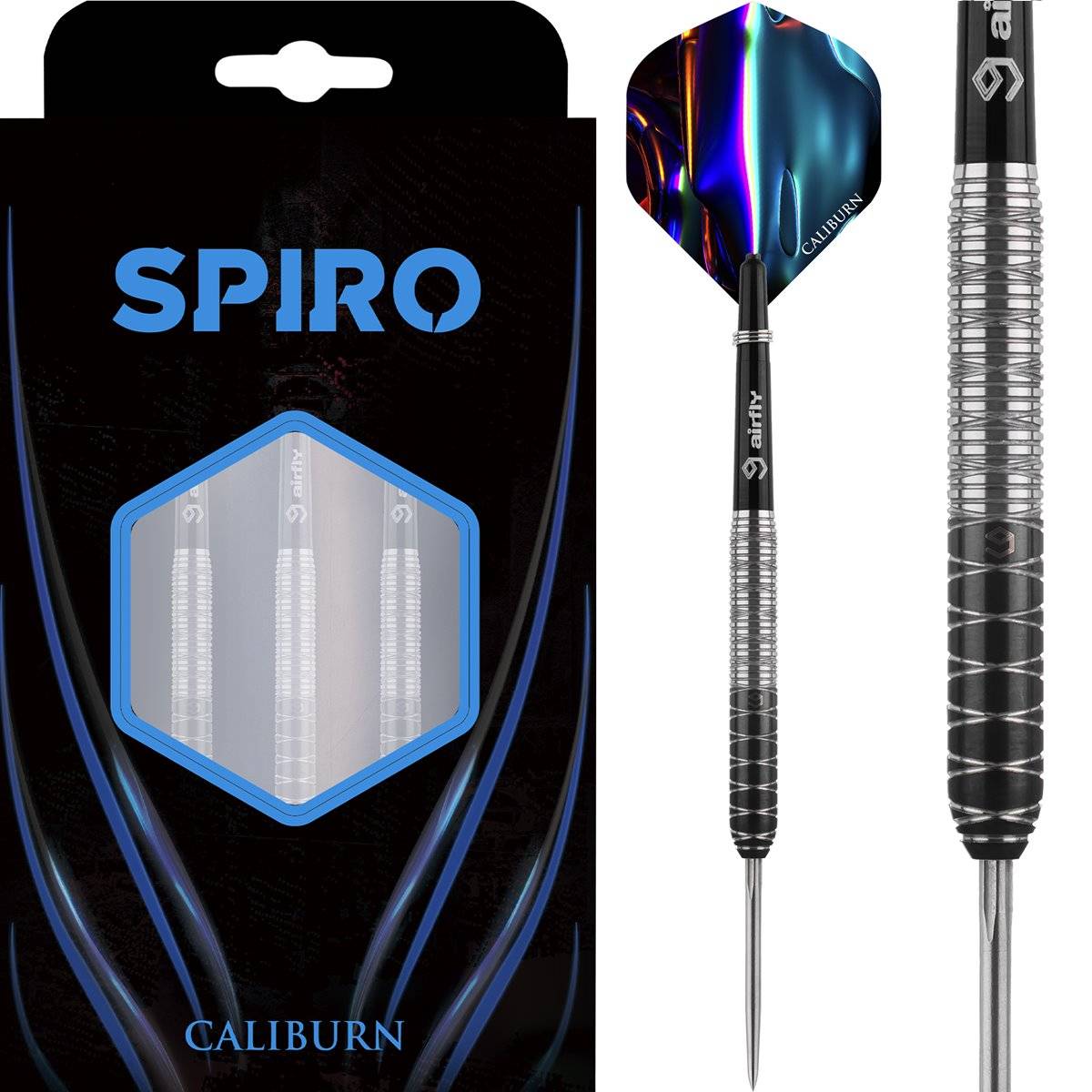 Caliburn Spiro S2 90% Steeldarts 22/24 Gramm EVO-System Steeldarts
