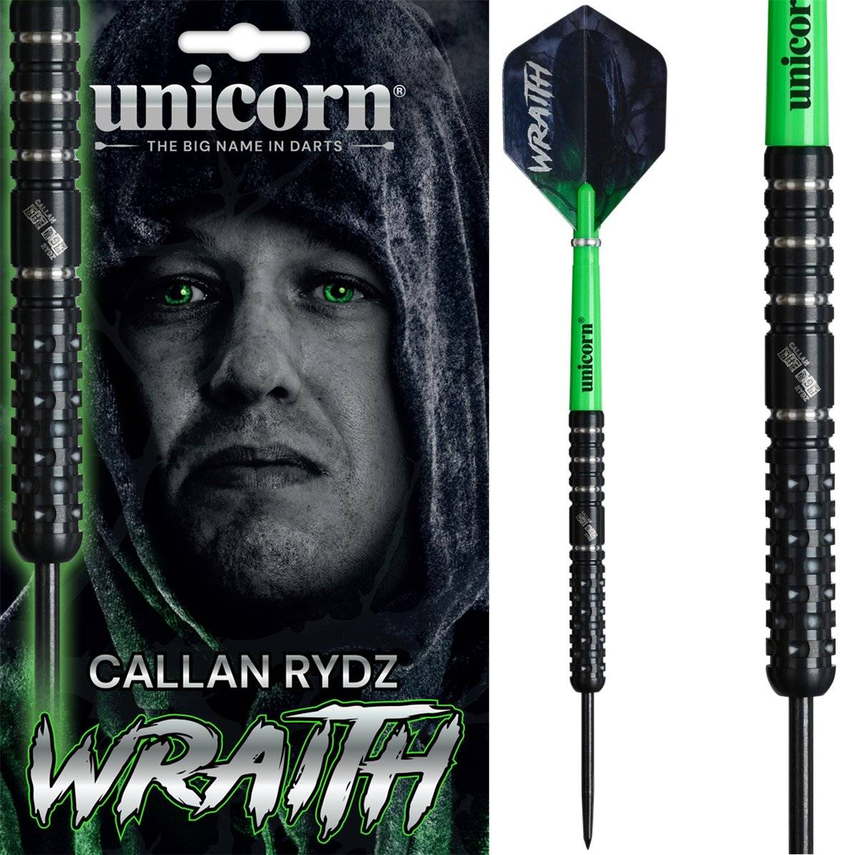 Unicorn Wraith Callan Rydz 90% Steeldarts 21/23/25 Gramm Steeldarts