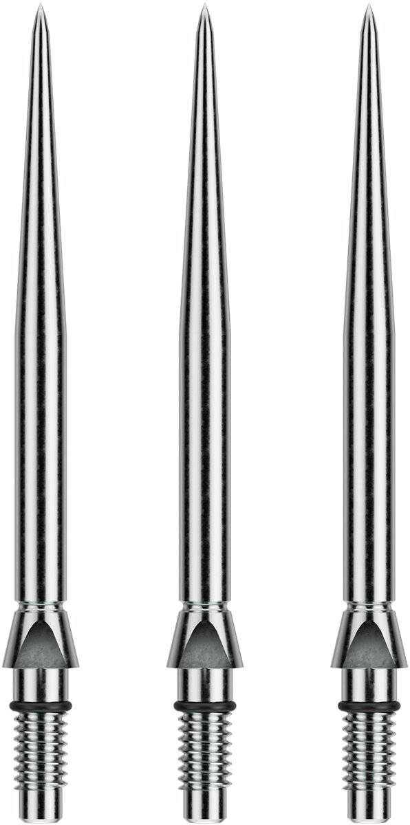 Winmau Switch Points Smooth 26/30/40 mm Silber/Schwarz Wechselspitzen