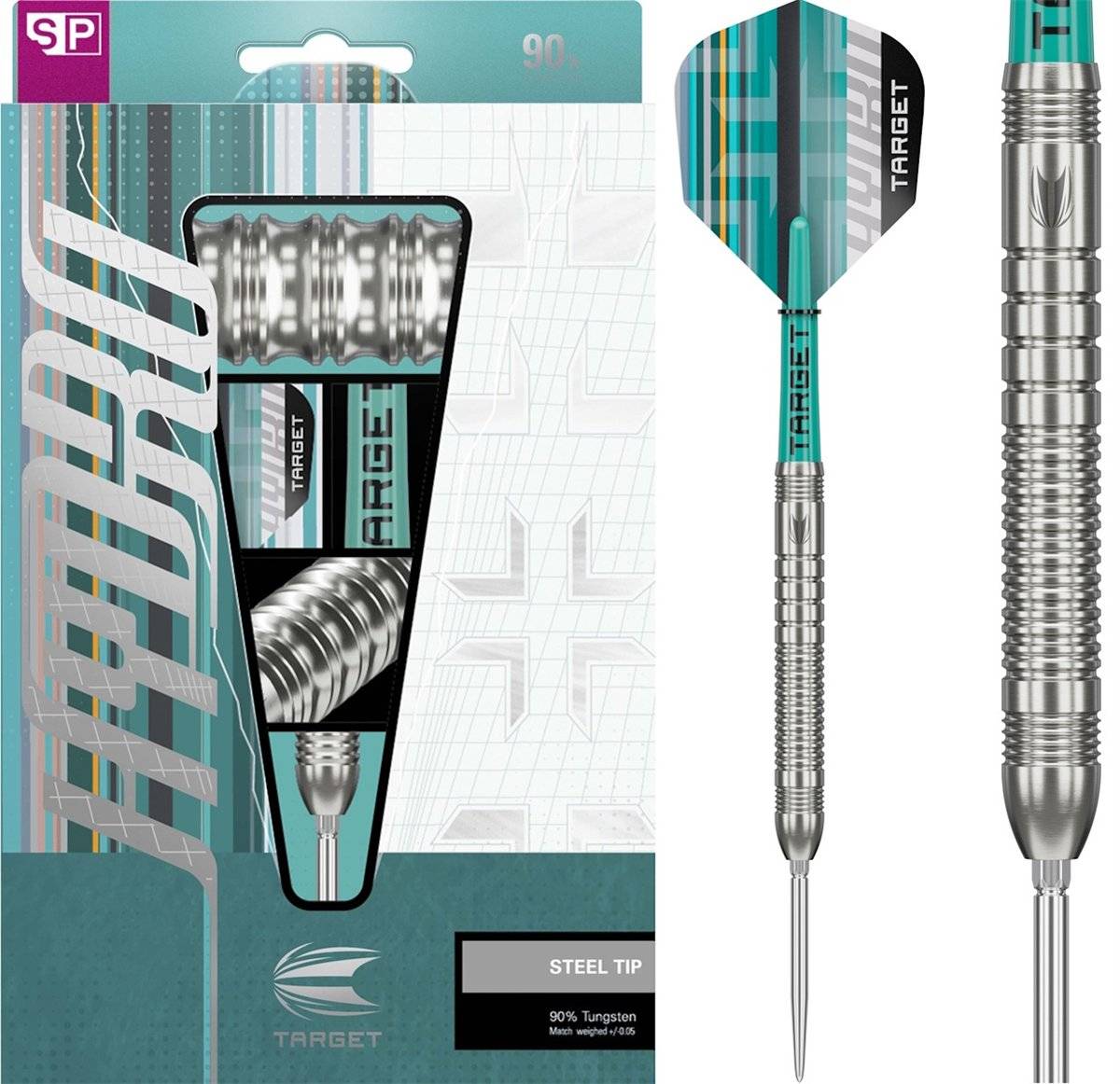 Target Hydro 03 Swiss Point 90% Steeldarts 22/24/26 Gramm Steeldarts