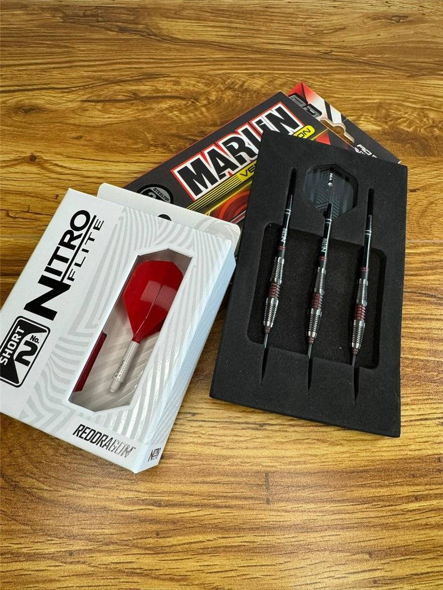 Reddragon Marlin Venom 90% Steeldarts 24 Gramm + Nitroflite No2