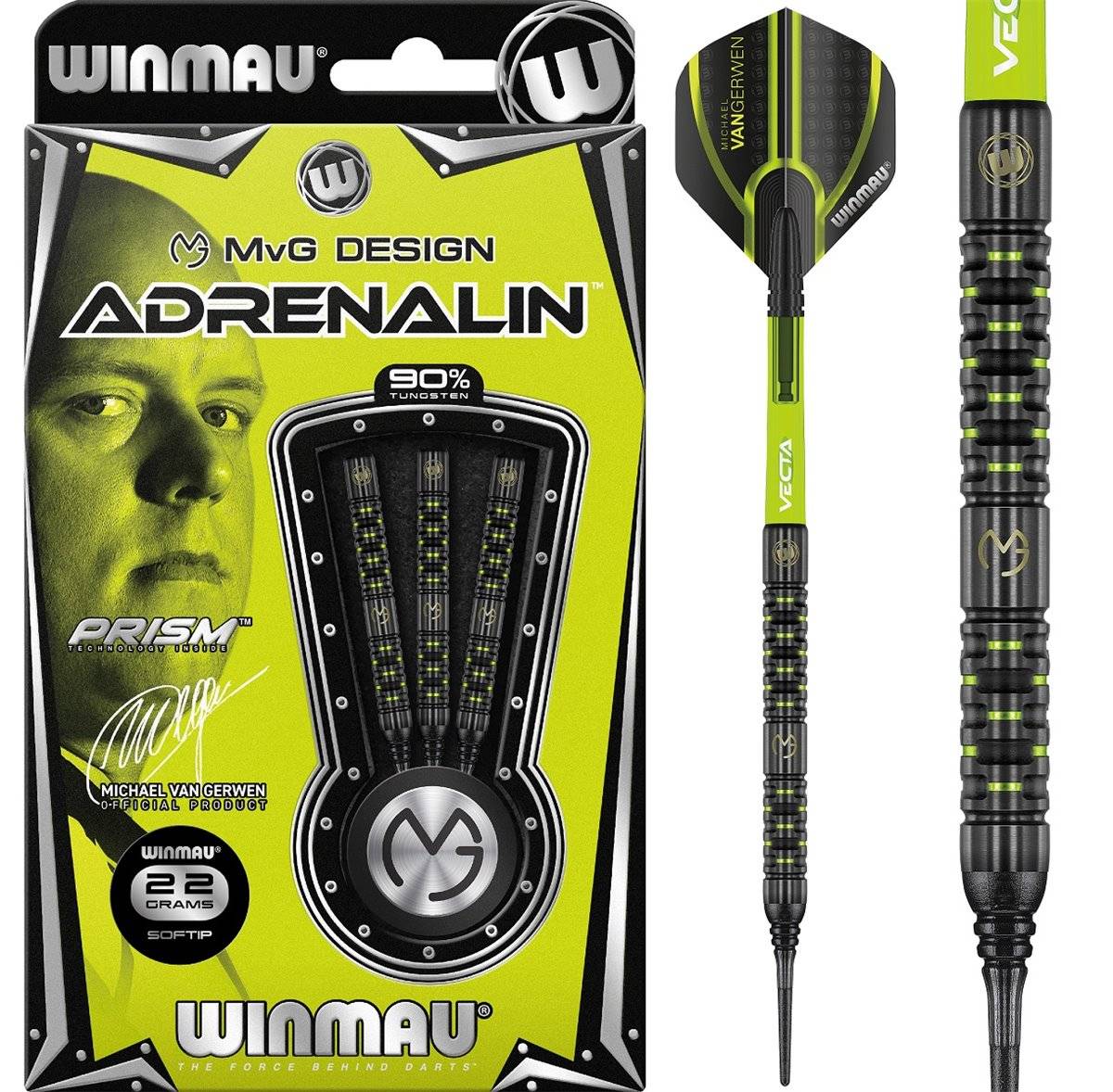 Phil Taylor Darts Winmau Michael Van Gerwen MVG Signature Shaft