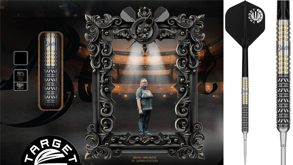 Target Beau Greaves Japan Edition Swiss Point 90% Steeldarts 22/23 Gramm Steeldarts