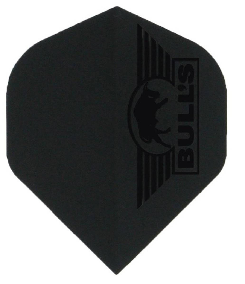 Bull's Polyna Black Flights 75 Micron Flights