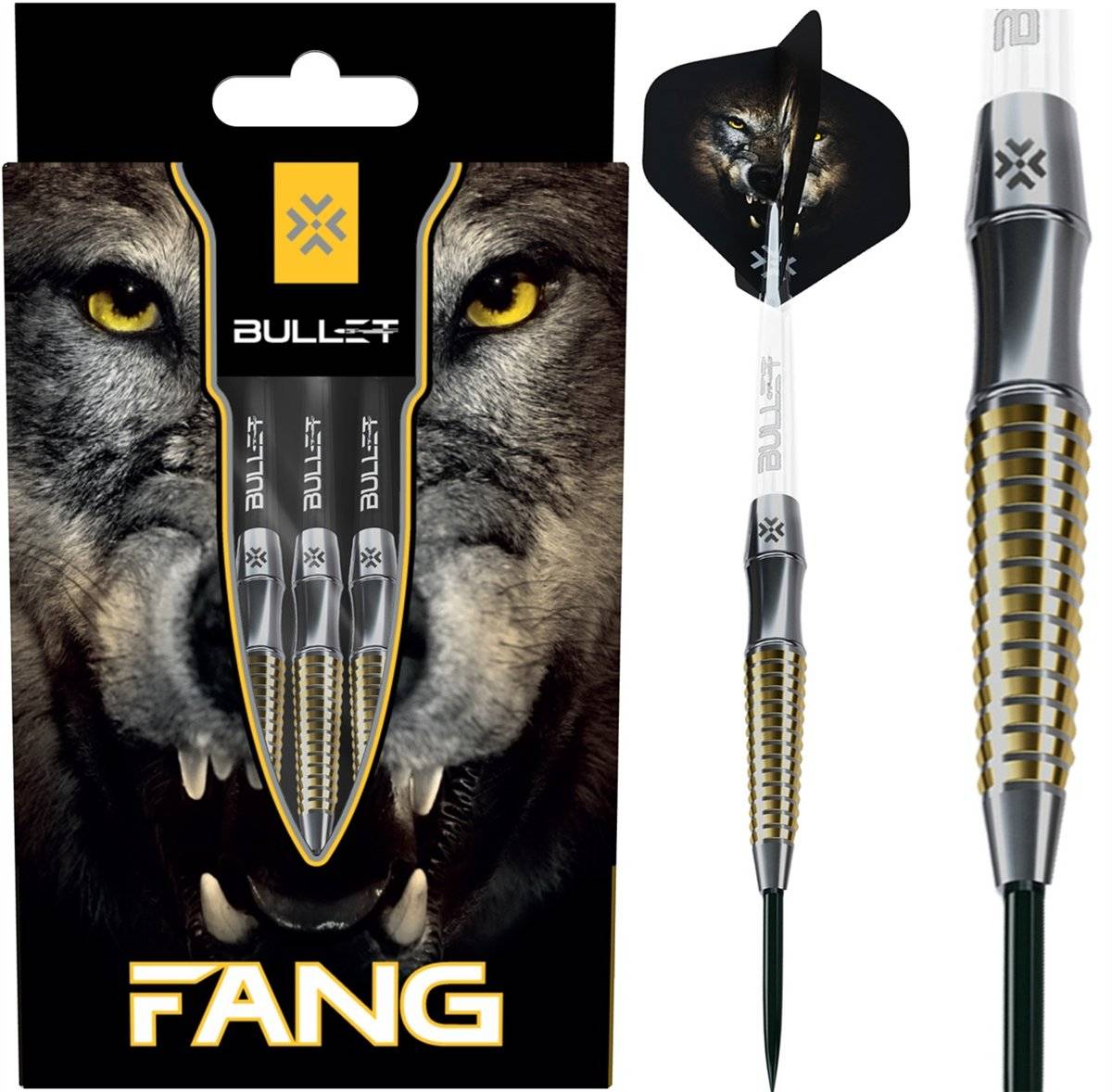 Bullet Fang 90% Steeldarts 22/23/24 Gramm Steeldarts