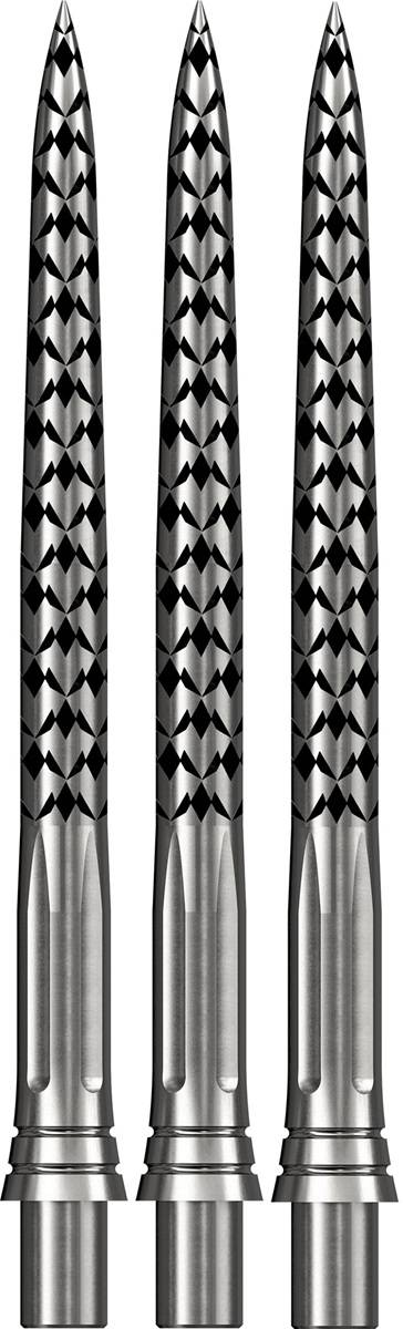 Mission EVO Point Mission Logo Silber/Schwarz 26/32/38 mm EVO-System Wechselspitzen