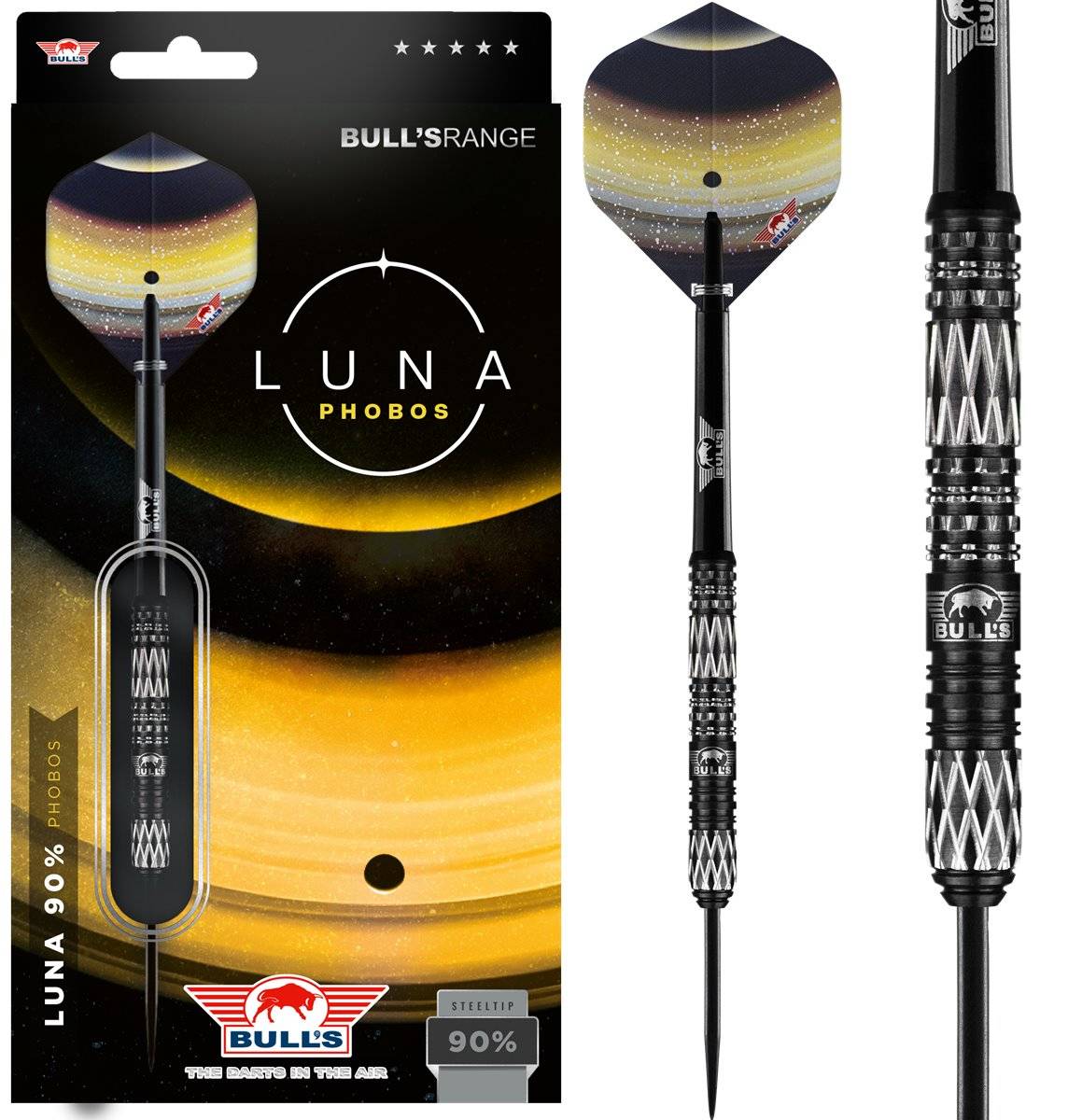 Bull´s Luna Phobos Steeldarts 23/24 Gramm Steeldarts