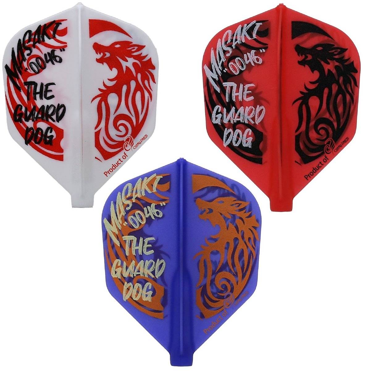 Cosmo Darts Fit Flights Masaki Oshiro 5 Shape Flights