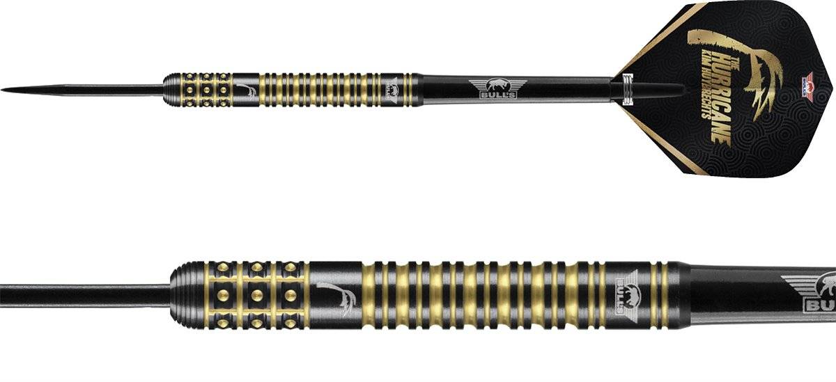 Bull's Kim Huybrechts 90% Black E2 Steeldarts 23/24/25 Gram Steeldarts