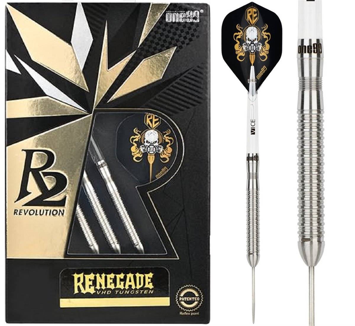 1 set R2-Renegade Re-Flex Points Steel Tip Darts ONE80 Steeldarts