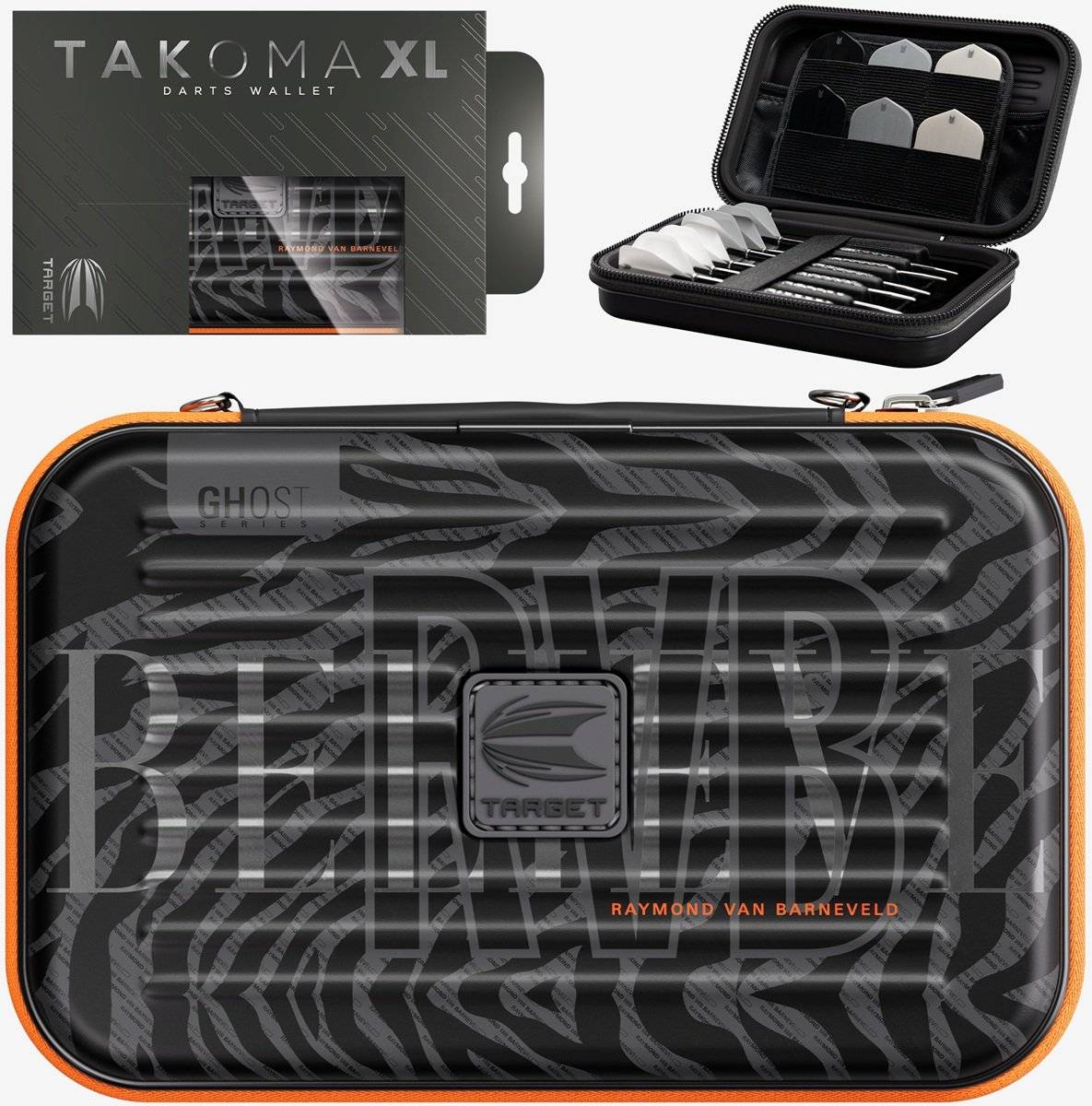 Target Takoma XL Ghost Raymond van Barneveld Wallet  Aufbewahrung Case