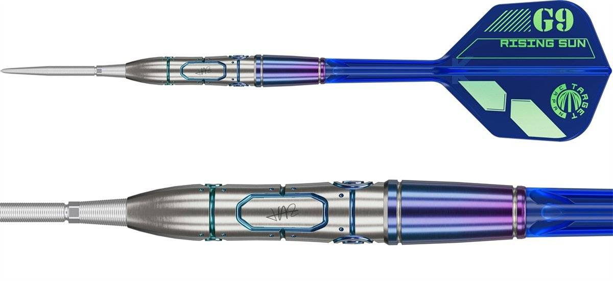Target Rising Sun Haruki Muramatsu Gen 9 NO GROOVE 95% Swiss Points Steeldarts 23 Gramm Steeldarts