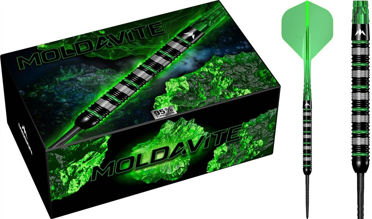 Mission Moldavite Black & Green 95% Steeldarts 21/23/25 Gramm Steeldarts