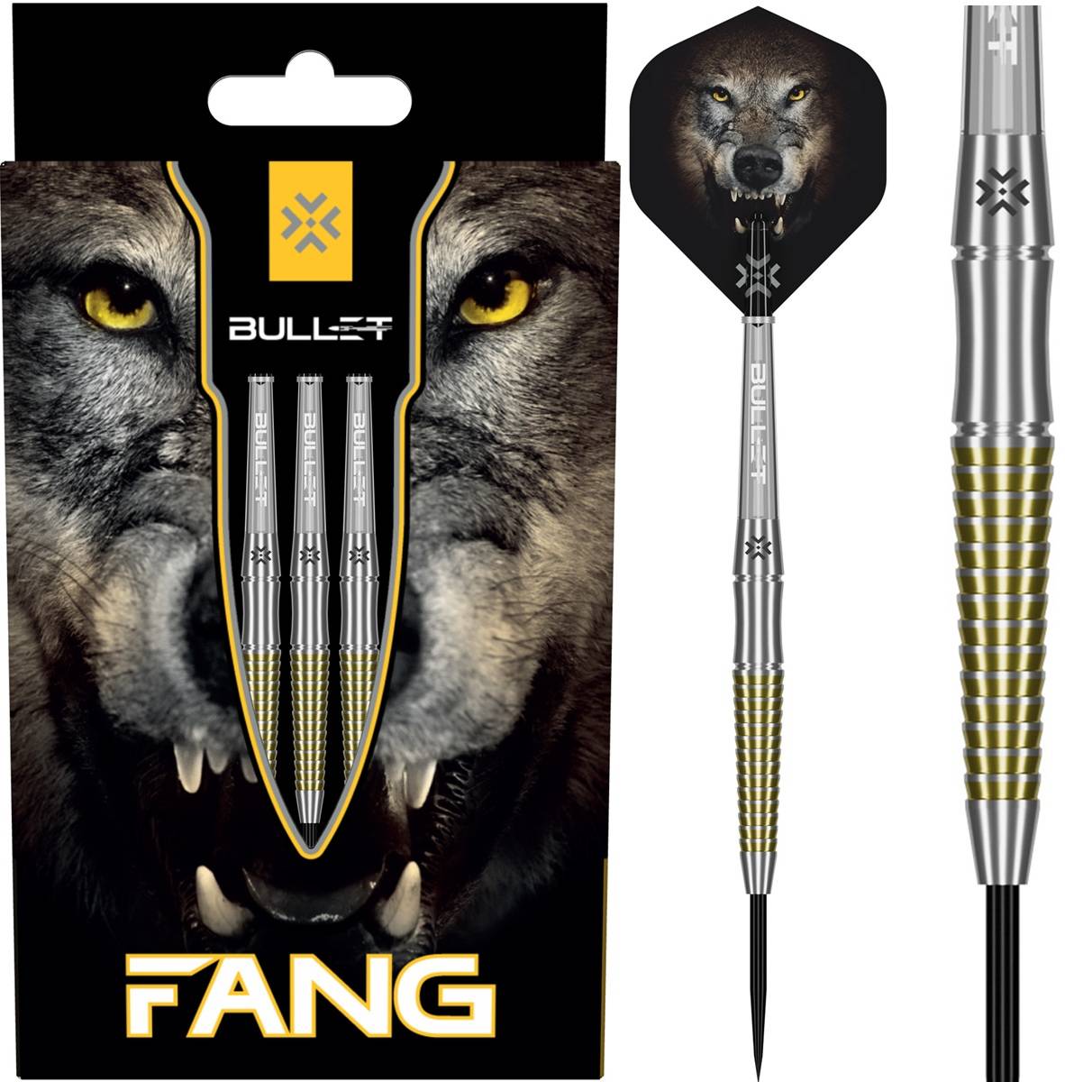 Bullet Fang 90% Steeldarts 22/23/24 Gramm Steeldarts