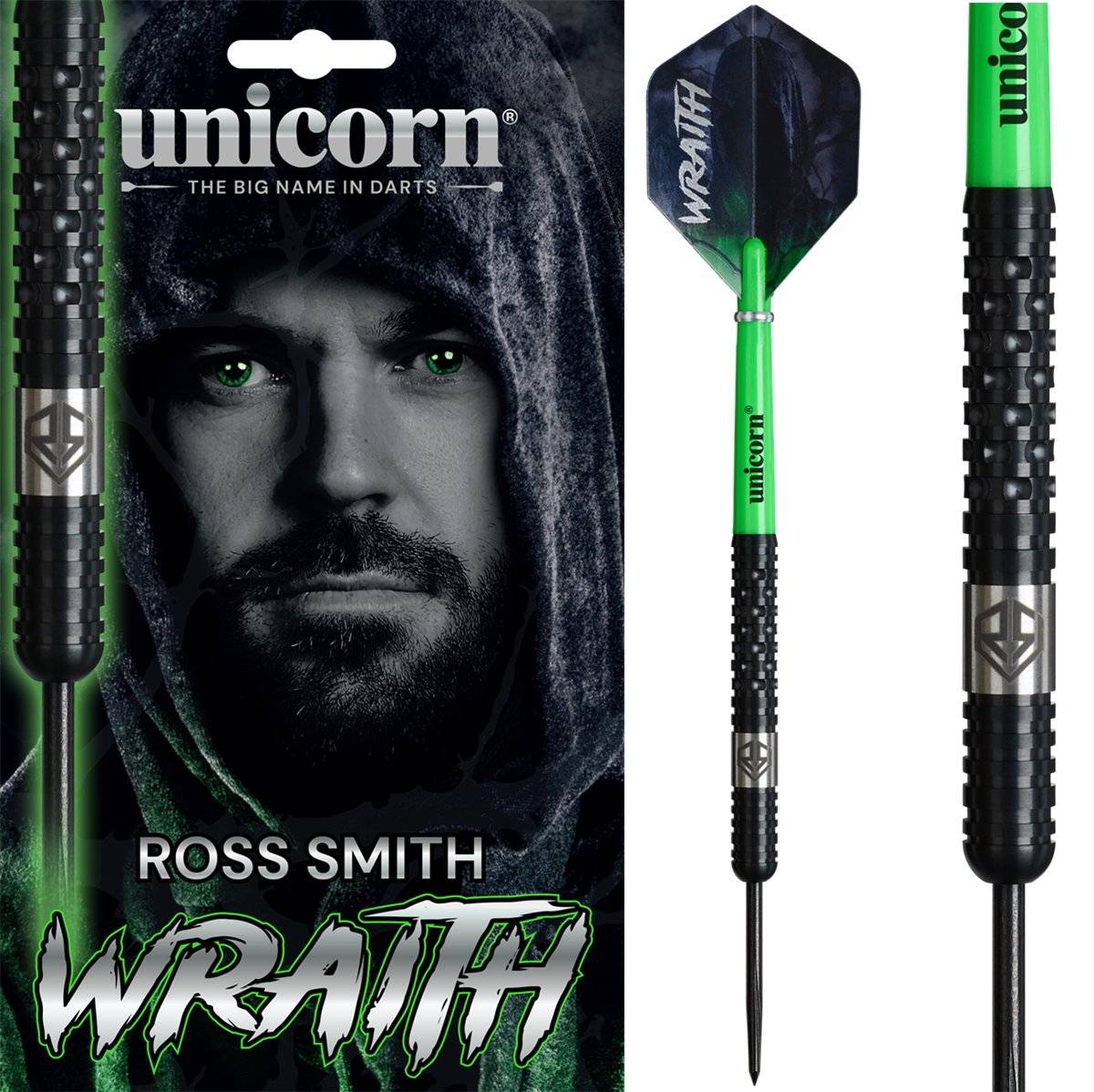 Unicorn Wraith Ross Smith 90% Steeldarts 20/22/24 Gramm Steeldarts
